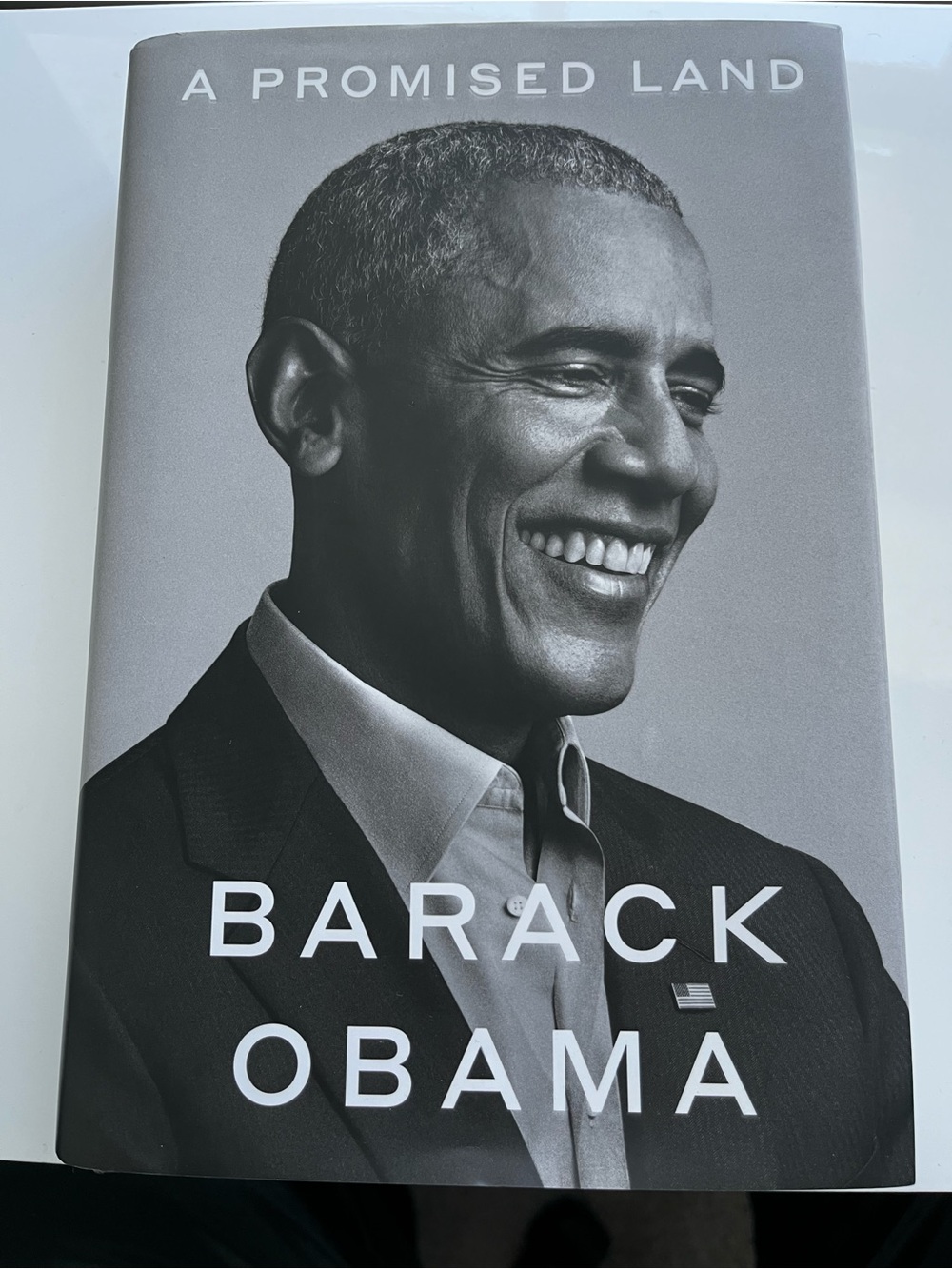 A Promised Land - Black Hardcover Book